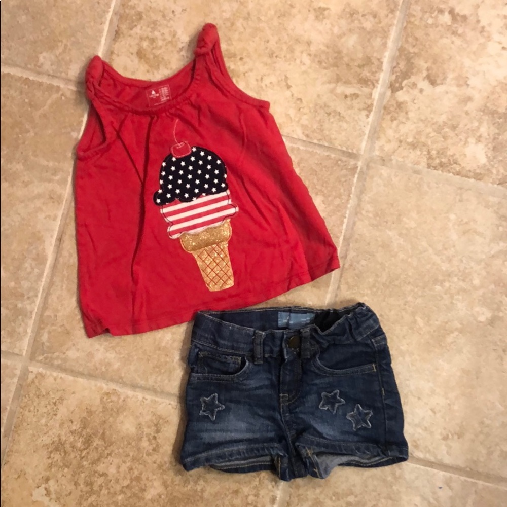 baby gap patriotic set 18-24 months